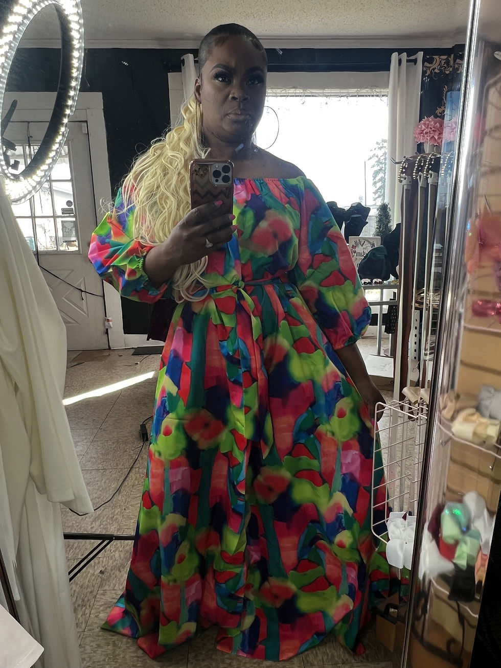 Thumbnail: Multi color maxi Tami  dress 