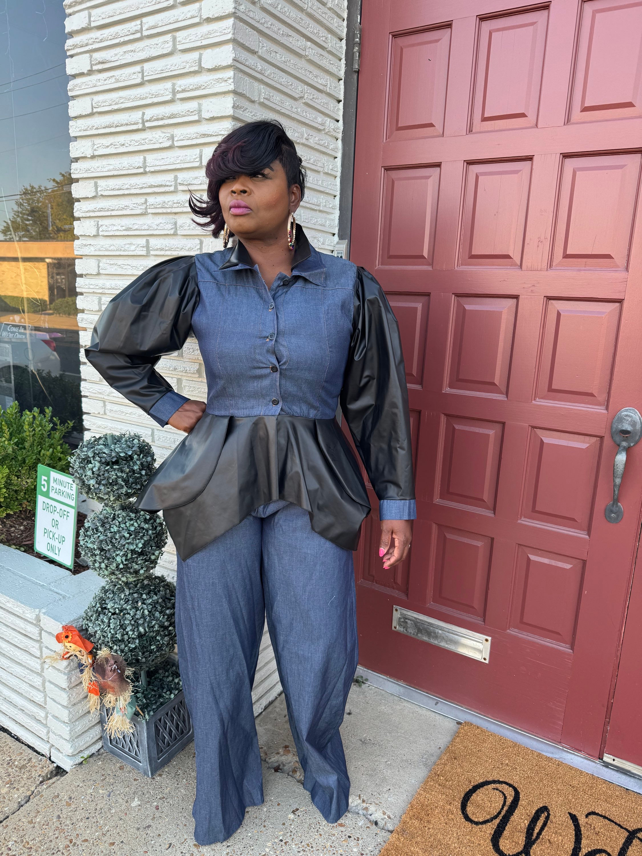 2 pc Damien denim set 