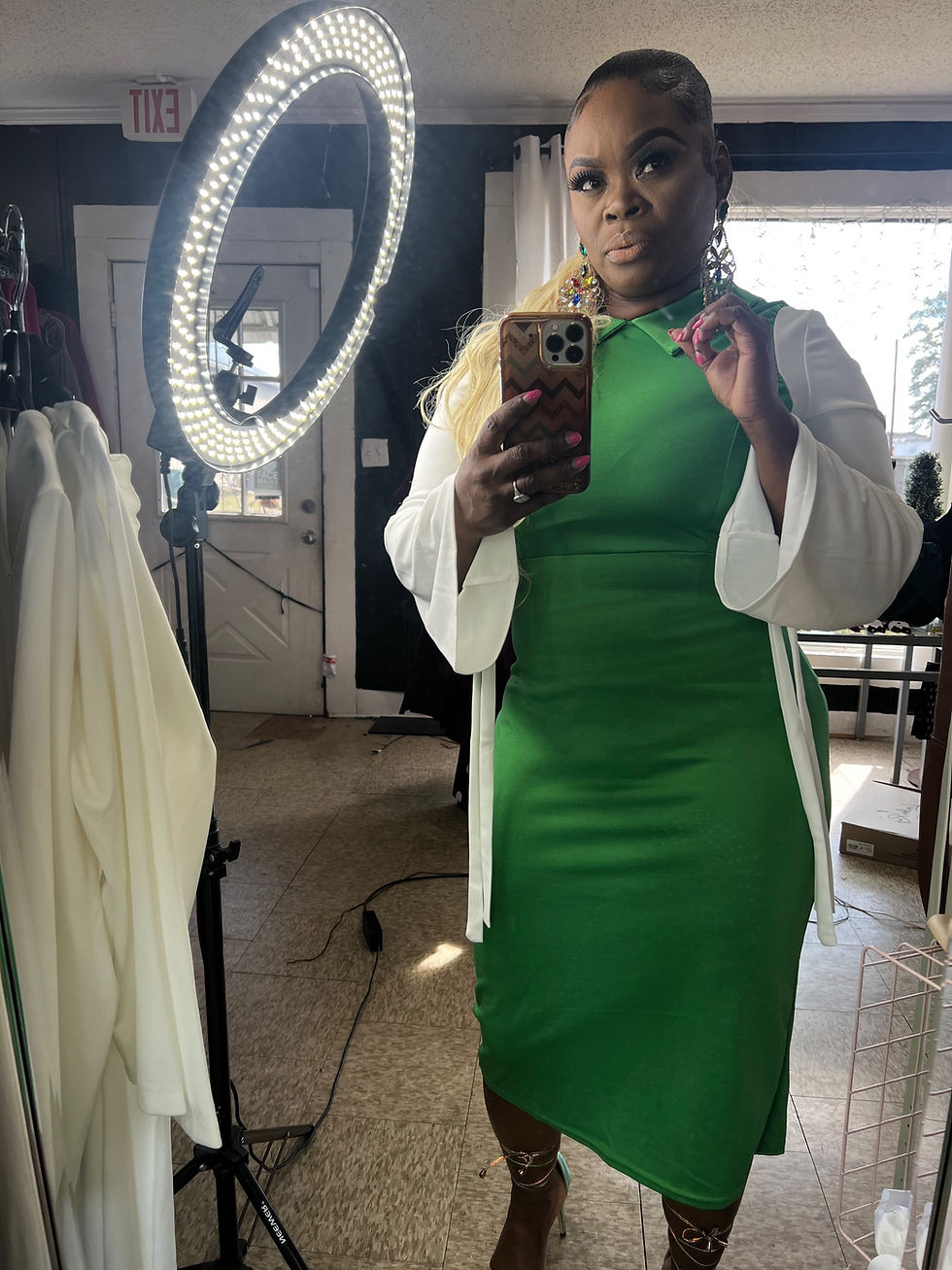 Vanessa belllw sleeve dress