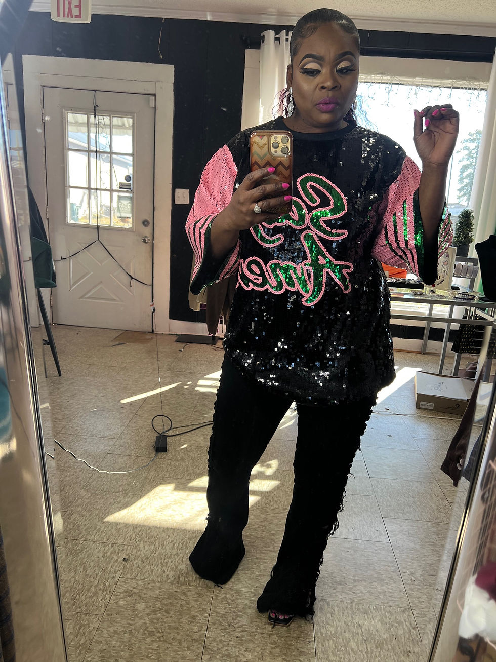 Thumbnail: “say Amen “ sequin Top 
