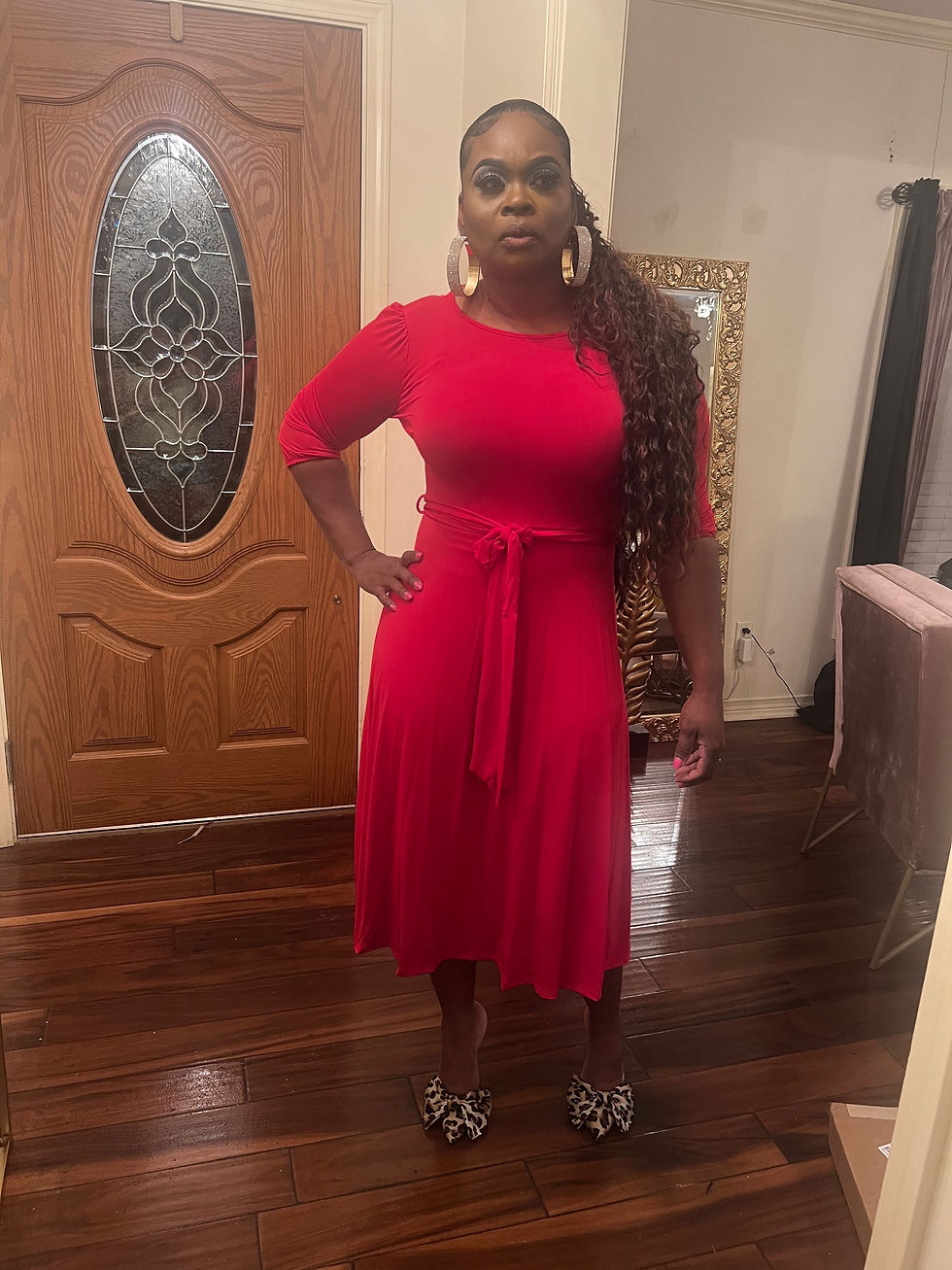 Thumbnail: Missy flare out dress