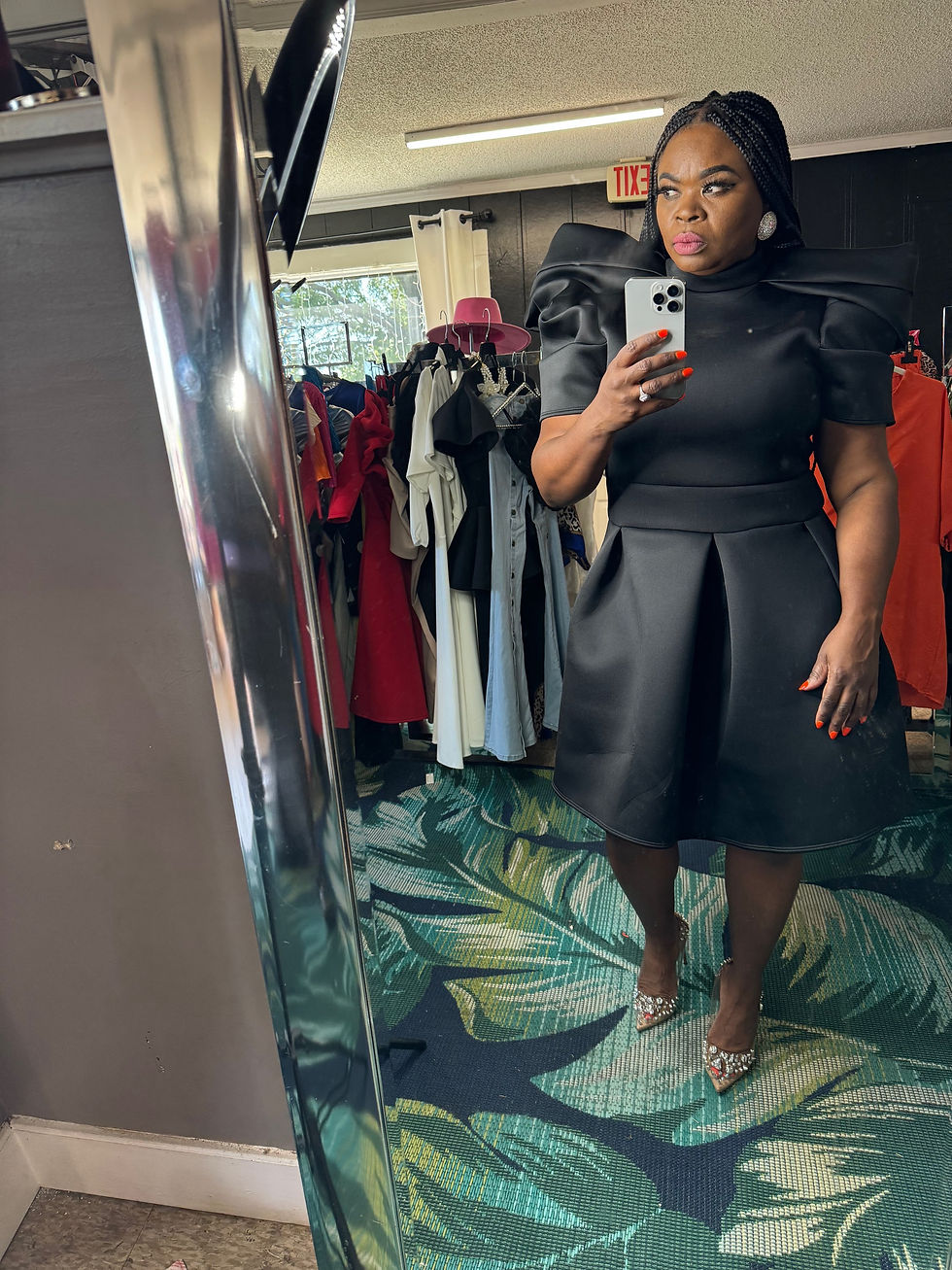 Thumbnail: CATRICE BELLE SLEEVE DRESS 