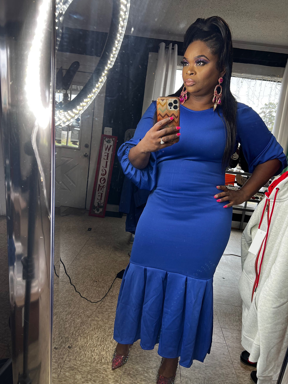 Thumbnail: Misty Blue dress 