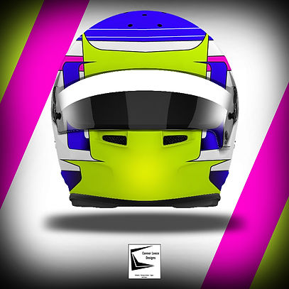 Alex Strupatis's helmet front