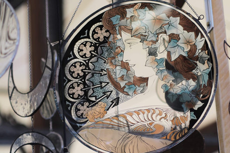 Femme au lierre - Alphons Mucha