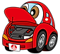 お口あーん車イラスト