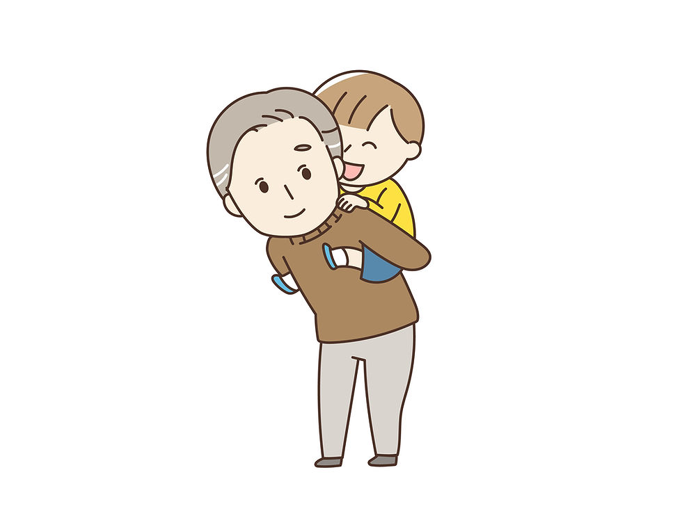 孫大好きおじいちゃん