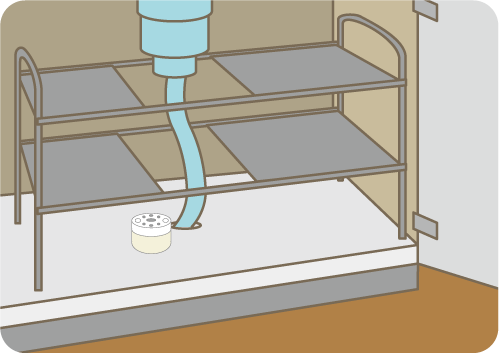 シンク下の臭いが気になる