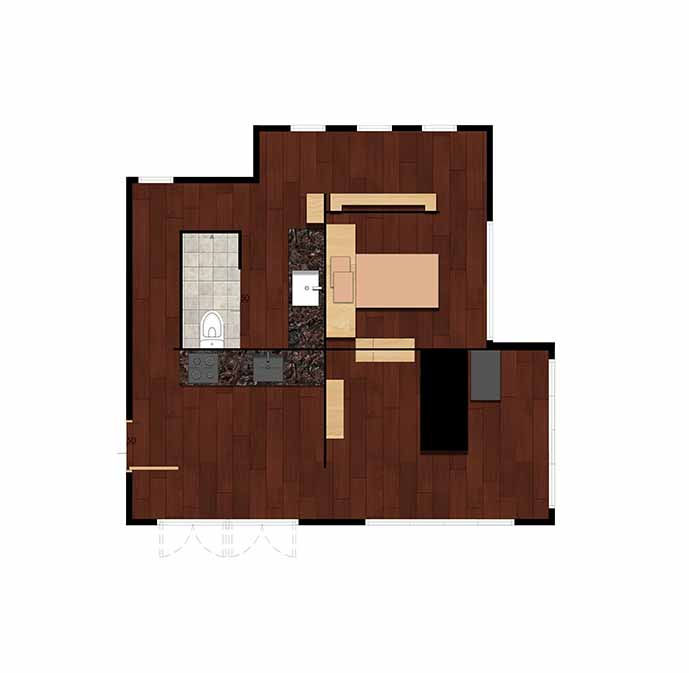 Rendered Floor Plan