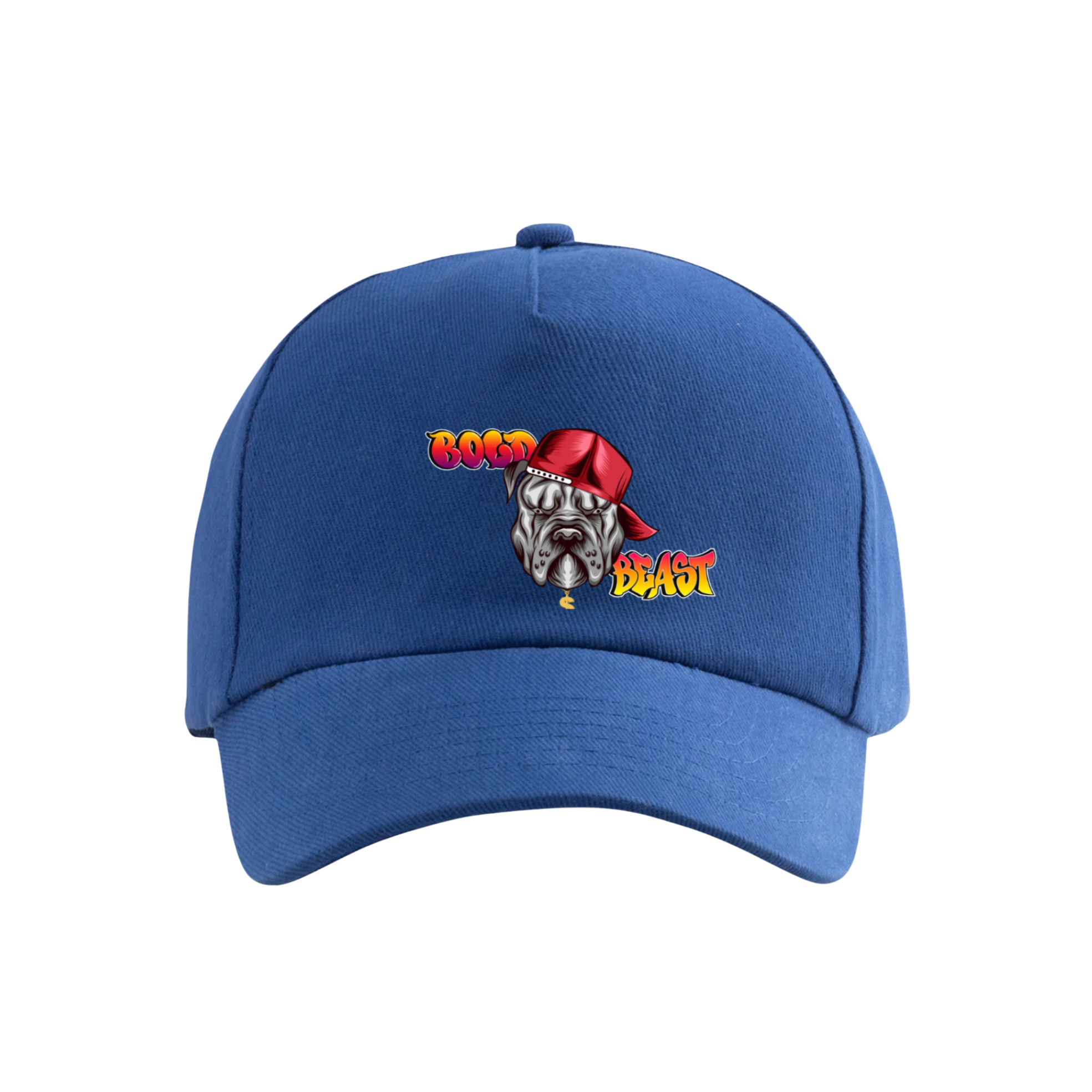 Bold Beast Baseball Caps Design (royal blue)