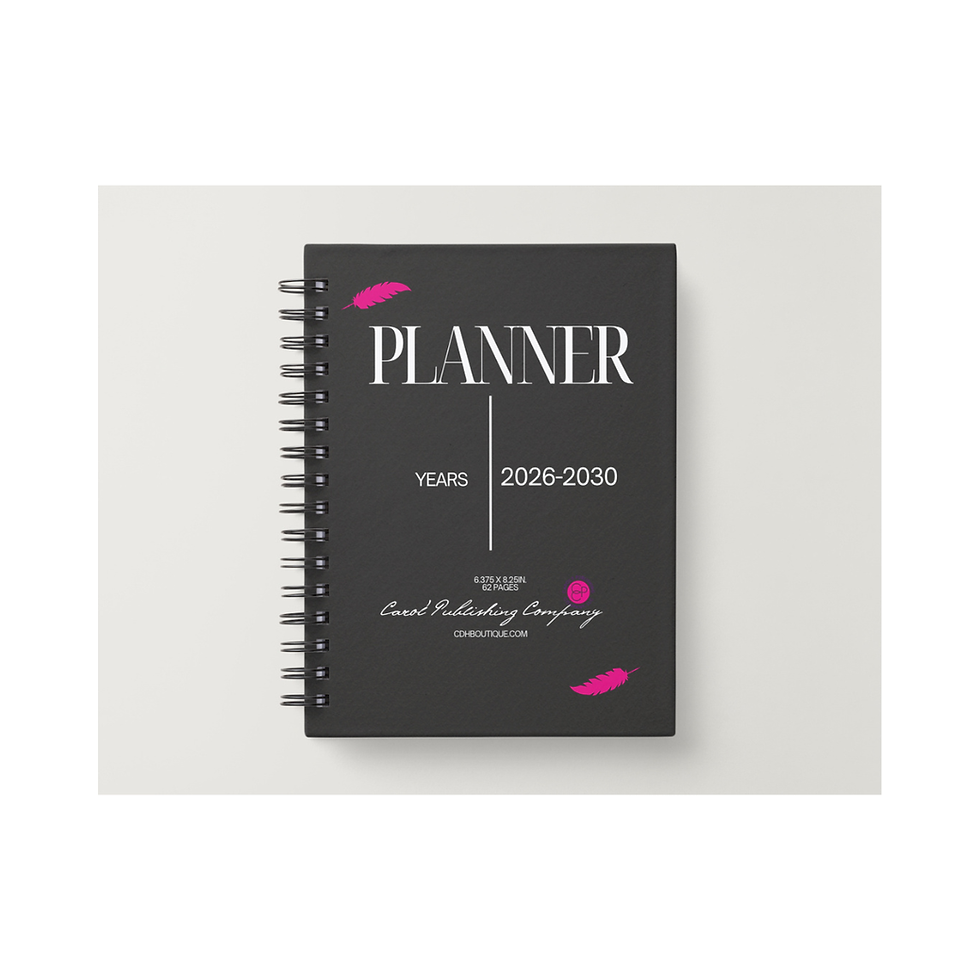 Thumbnail: 3 Count 2026-2030 Planner Book (wire bound notebook with a hardcover)#2