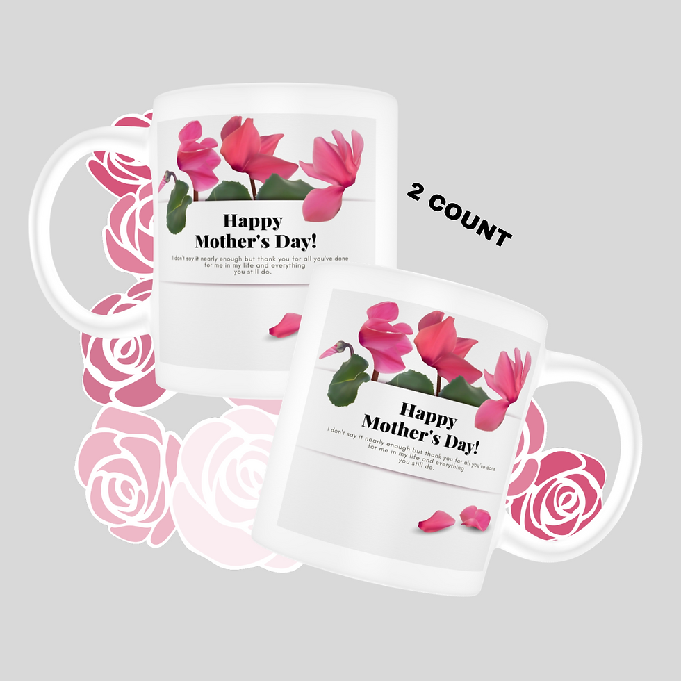 Thumbnail: 2 Count Happy Mother’s Day Mugs#1 