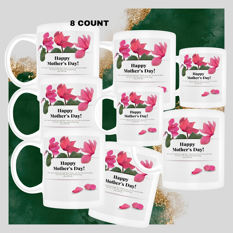 Thumbnail: 8 Count Happy Mother’s Day Mugs#5 