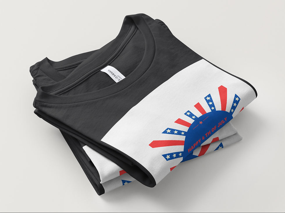 Thumbnail: Happy 4 th of July Unisex Tank Top T-Shirts (small)#2