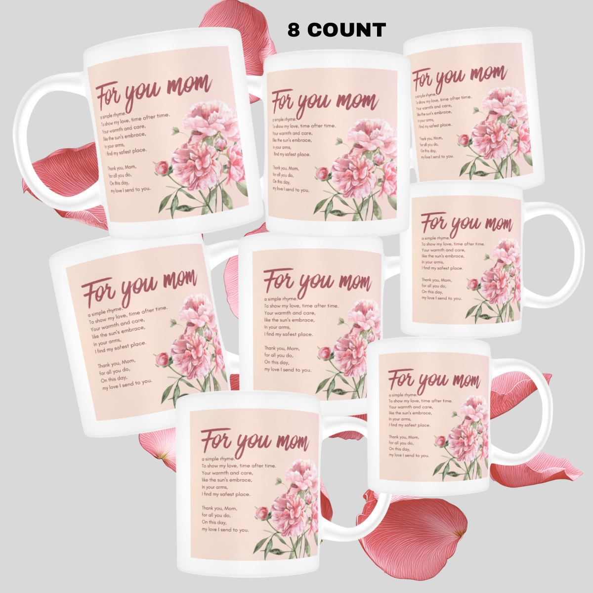 8 Count Happy Mother’s Day Mugs#5 
