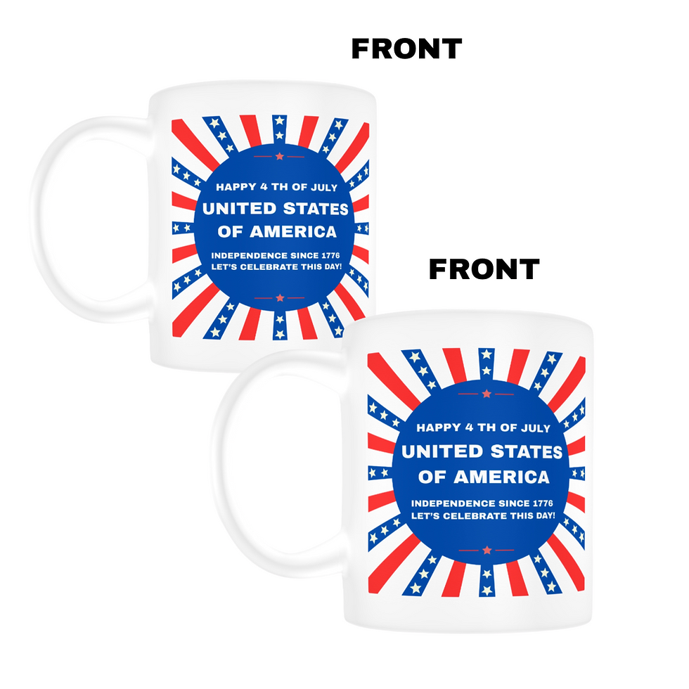 Thumbnail: Happy 4th of July (6) Mugs Sets #1