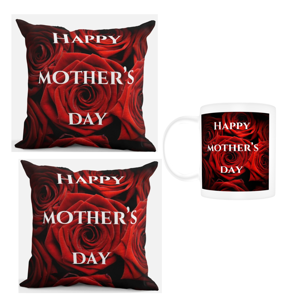 Happy Mother’s Day Set (2 pillows, & 1 mug) #1