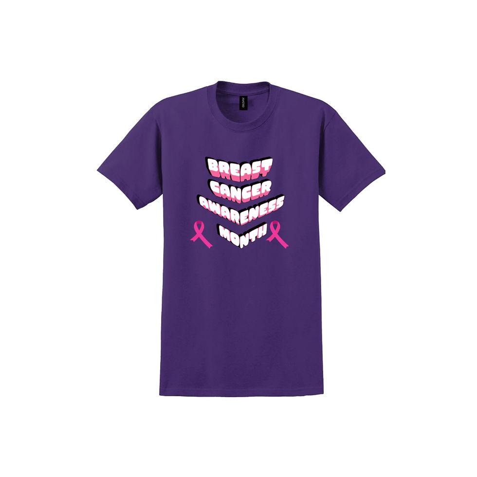 Thumbnail: Breast Cancer Awareness  T--Shirt (purple)