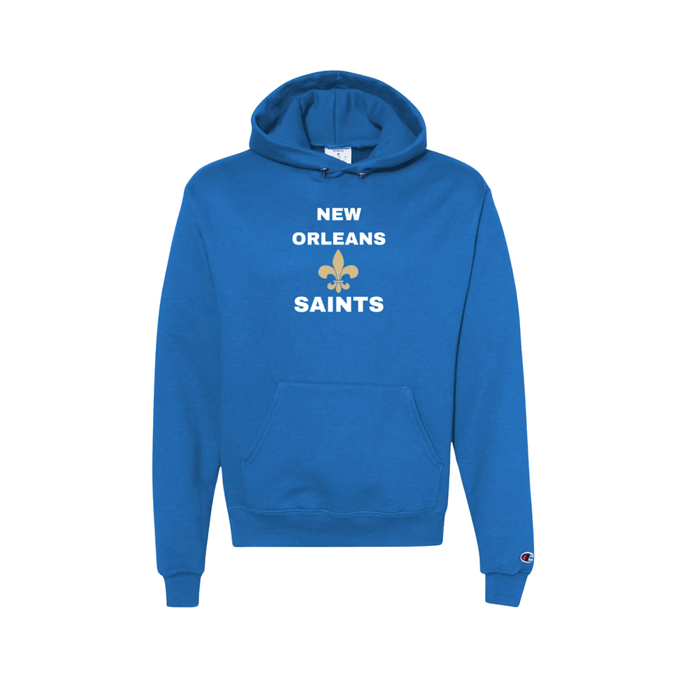 Thumbnail: New Orleans Saints Hoodies (white letters)-2 count