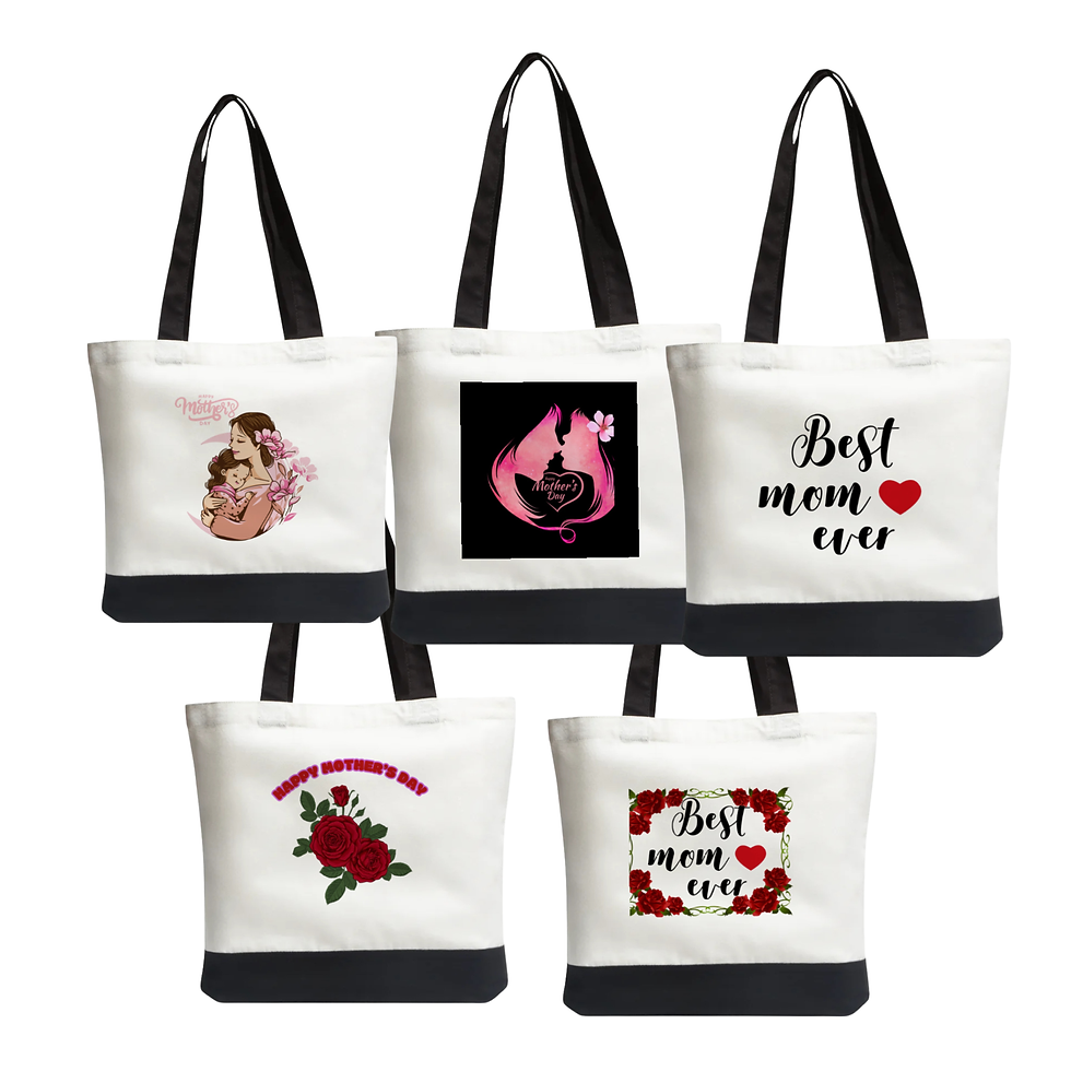 Thumbnail: 5 Count Happy Mother’s Day Tote Bag