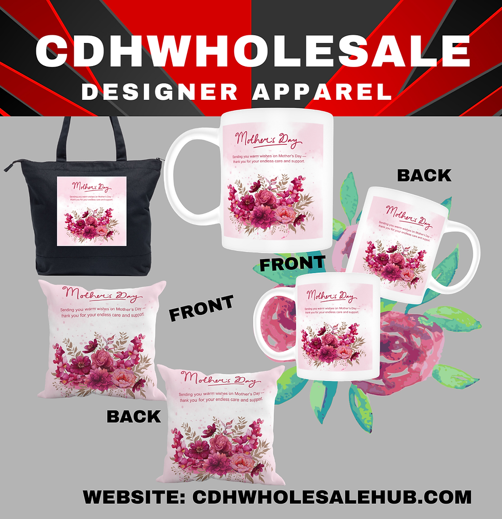 Thumbnail: Happy Mother’s Day 5 pcs Set (1 t shirt, 2 pillows, 1 tote bag, & 1 mug) #8
