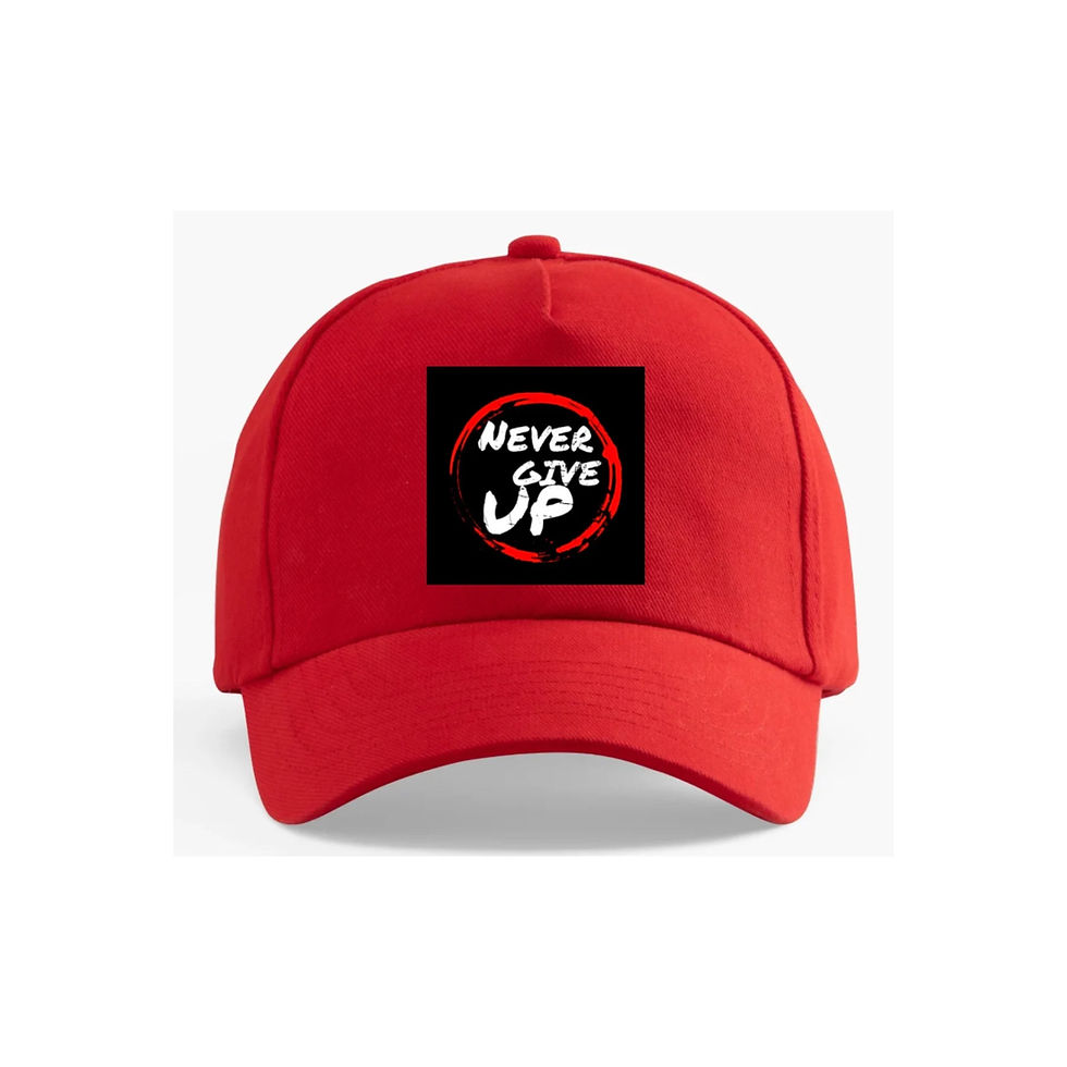 Thumbnail: Never Give Up Baseball Caps