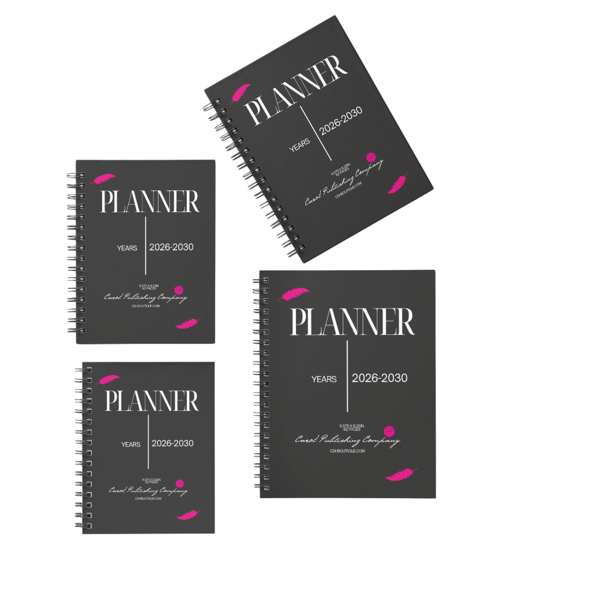 4 Count 2026-2030 Planner Book (wire bound notebook with a hardcover)#3