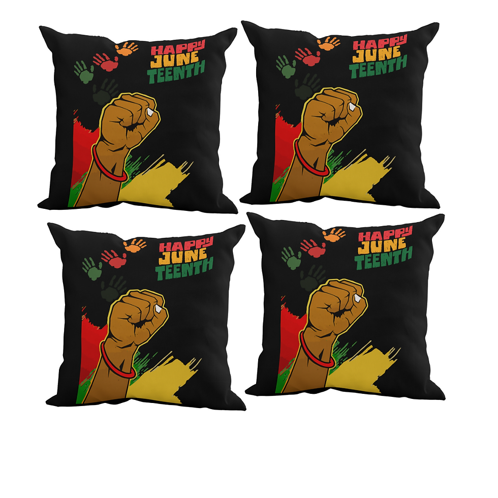 Thumbnail: Juneteenth pillows-4-count