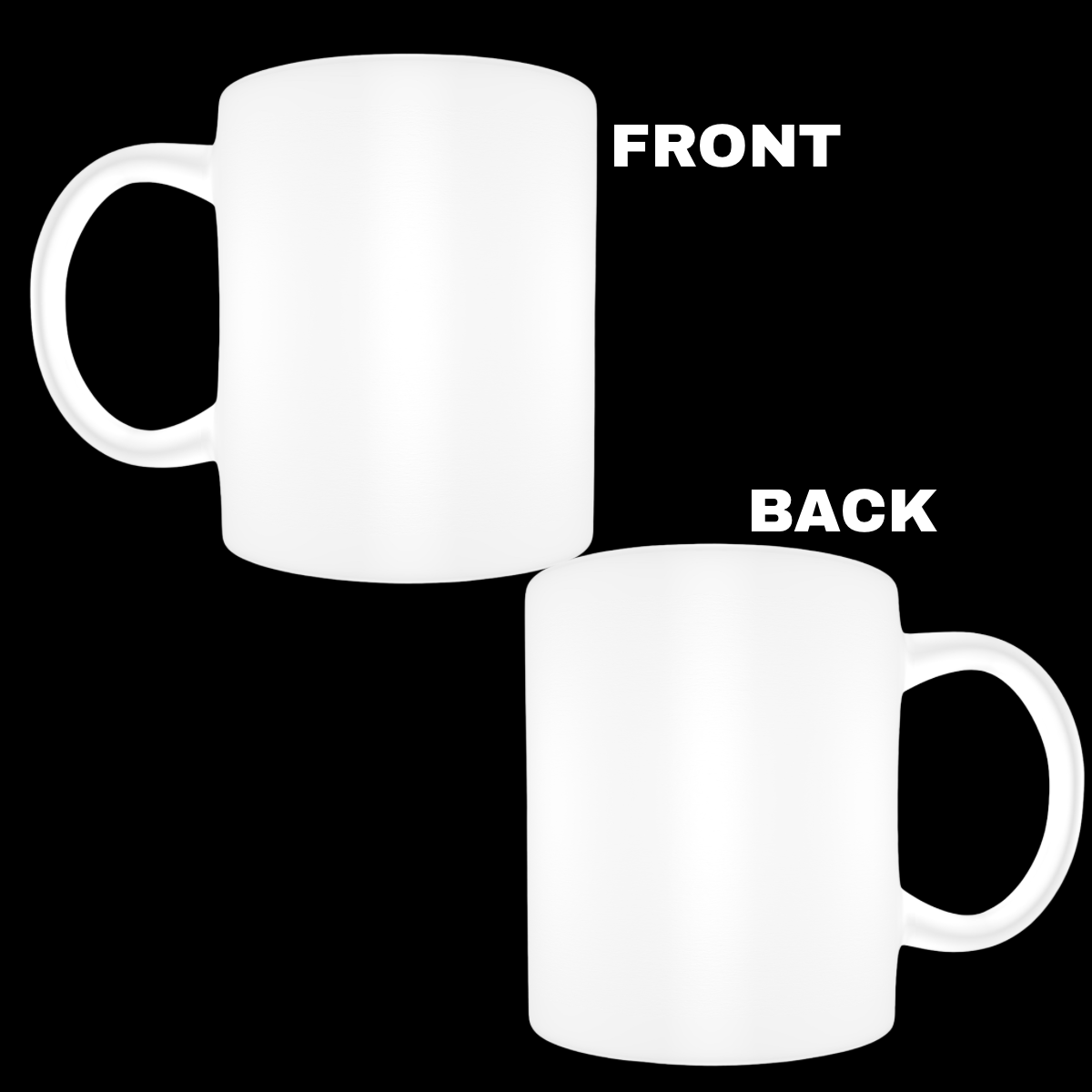 Plain Coffee Mugs -3 count