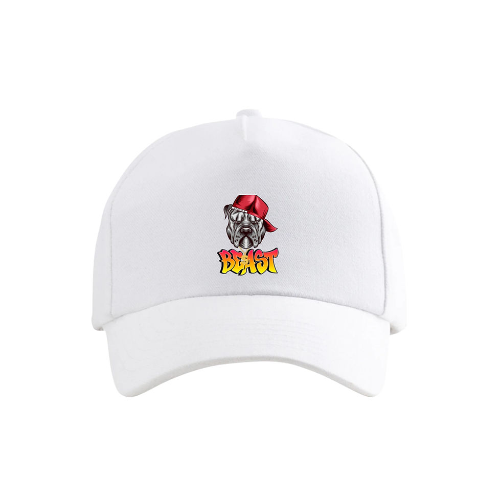 Thumbnail: Bold Beast Custom Maroon T-Shirt/ Bold Beast  Cap/Bold Beast Wraparound/Cap