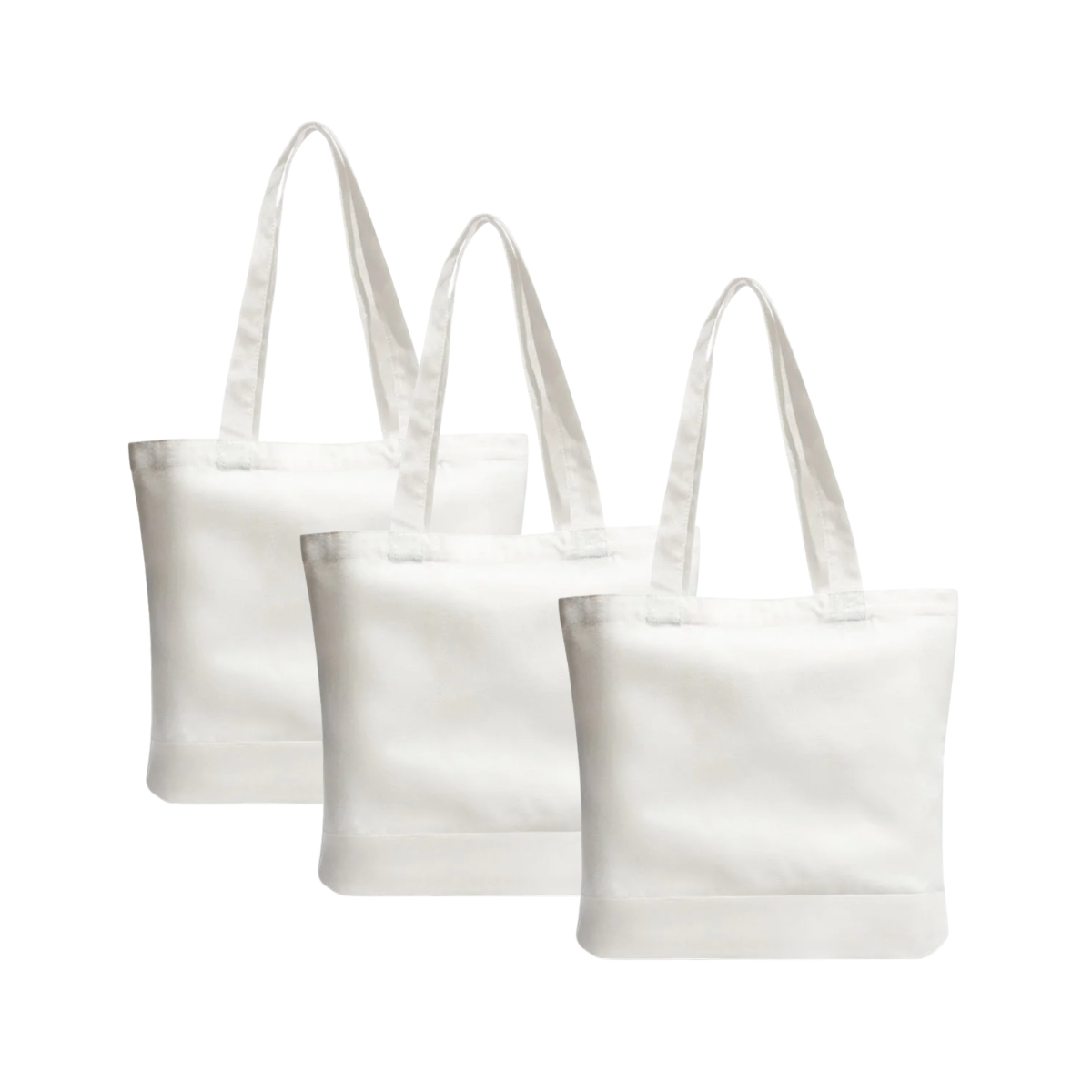 Plain Large Tote Bag-3 count