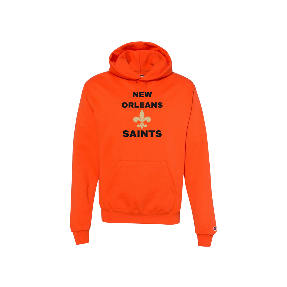 Thumbnail: New Orleans Saints Hoodies (black letters)-1 count