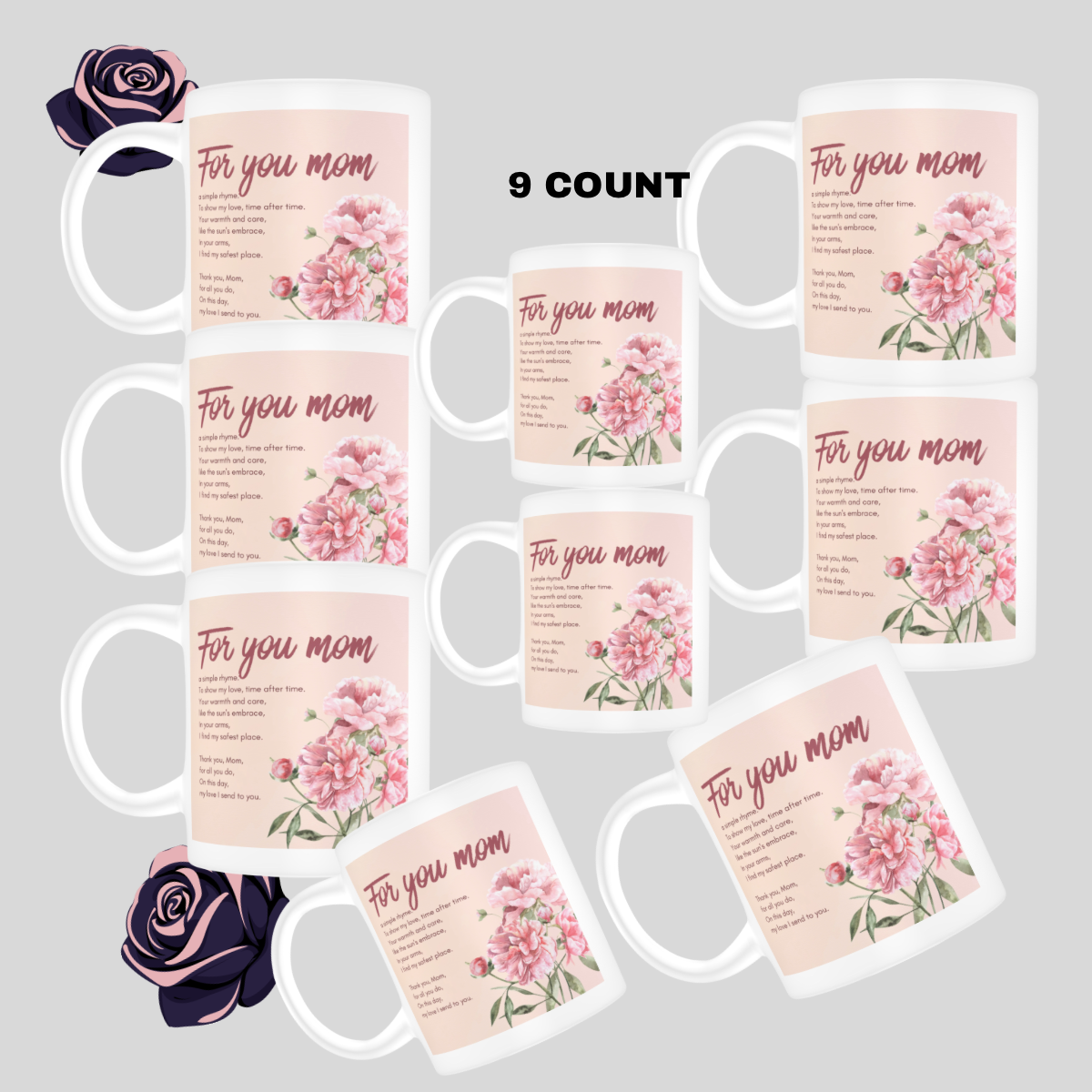 9 Count Happy Mother’s Day Mugs#6