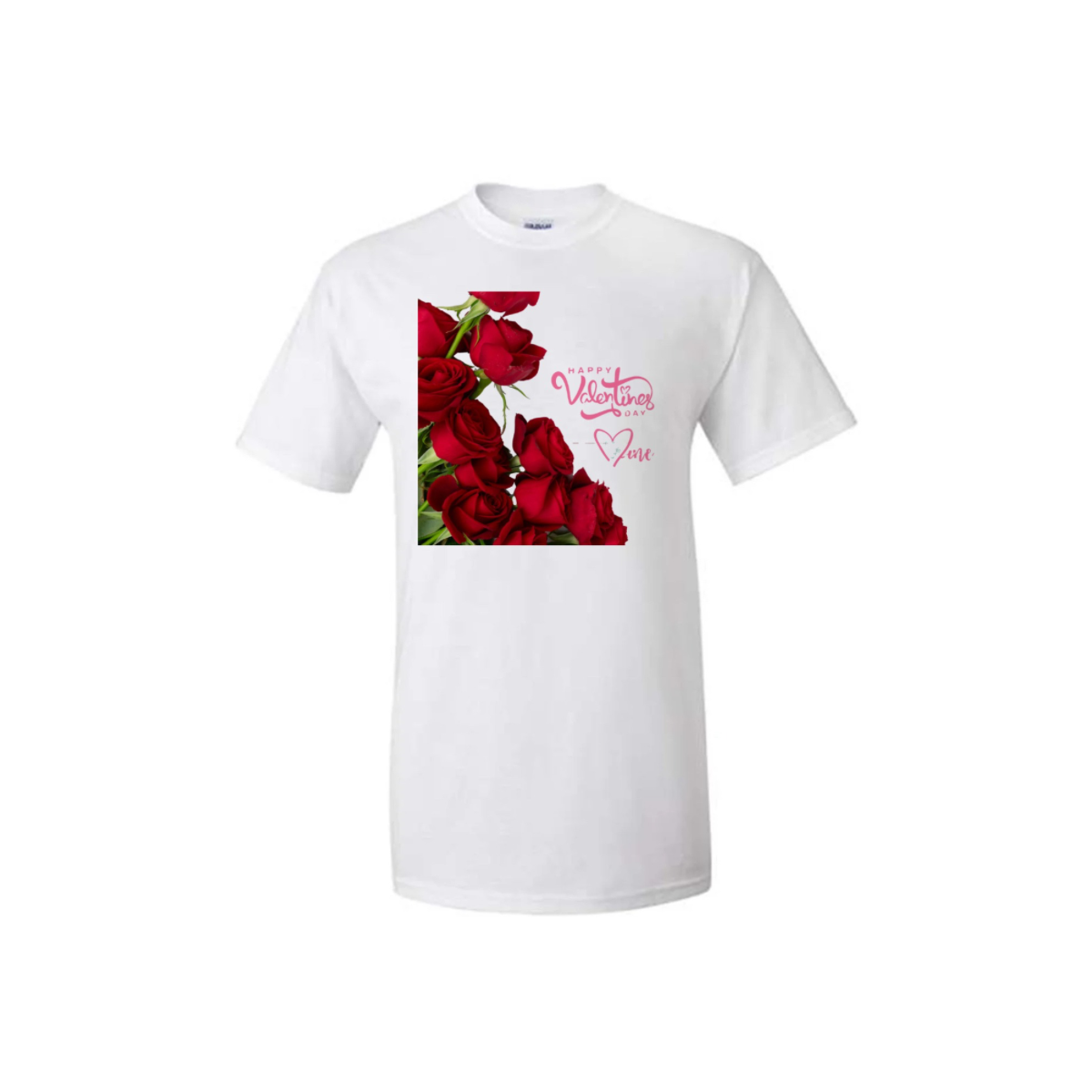 Happy Valentine Day #1, White X-Large T-shirt