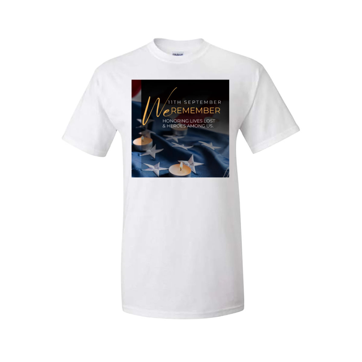 September 11 Unisex T-shirt: (white)