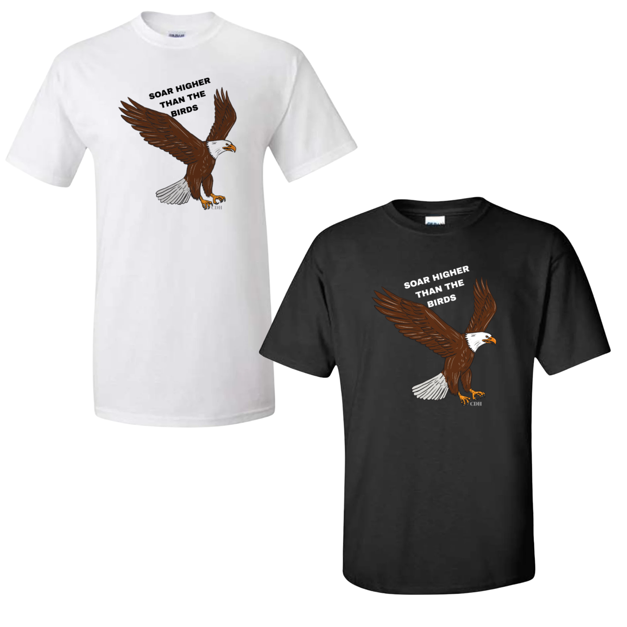 Soar Higher Than the Birds T shirts Design-1 count