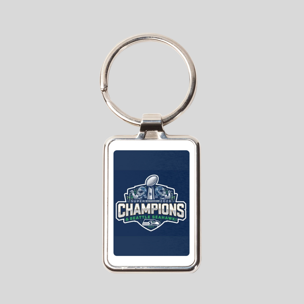 Thumbnail: Seattle Seahawks Black Cap & Keychains 