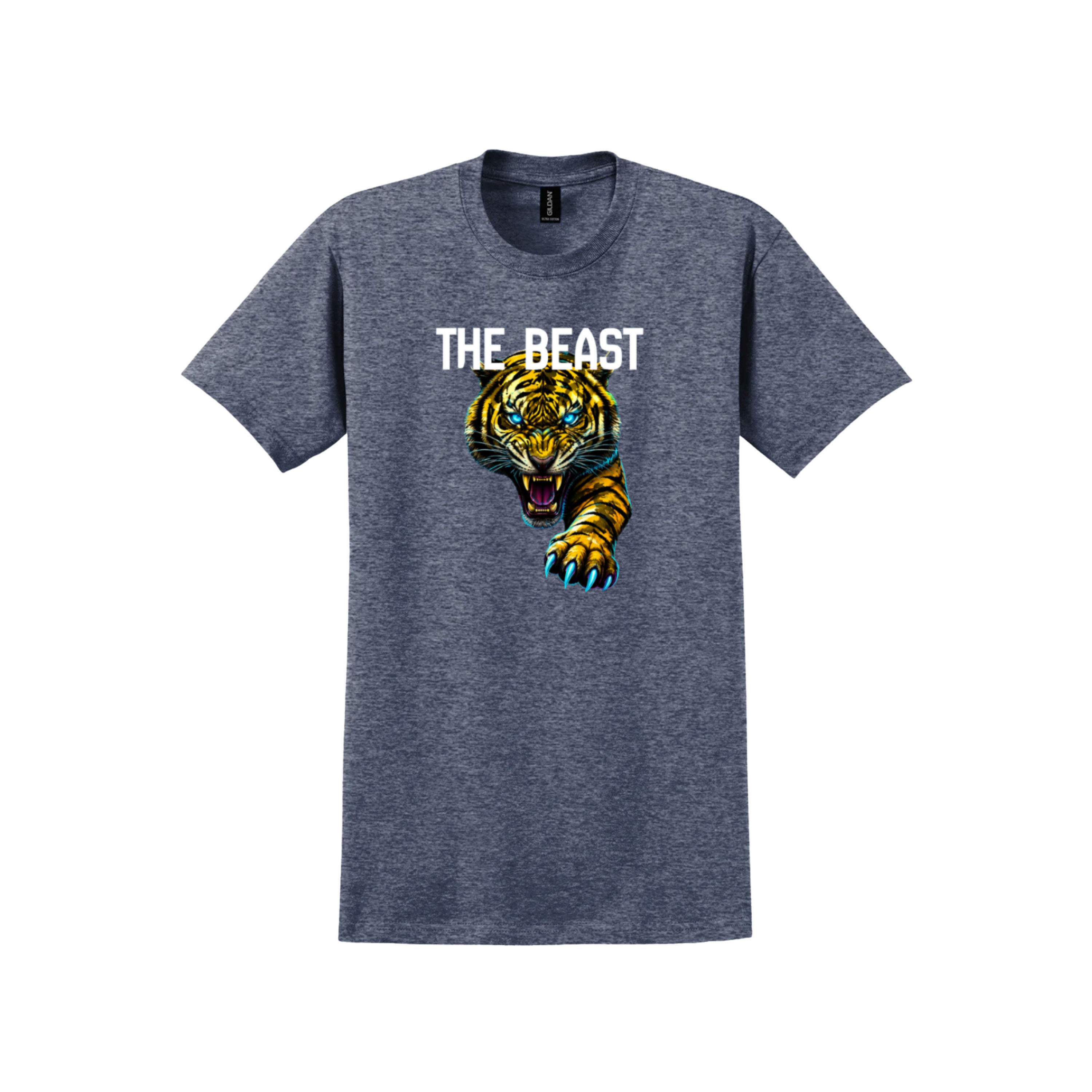 The Beast Ultra Cotton Unisex T-shirt (heather navy) -5