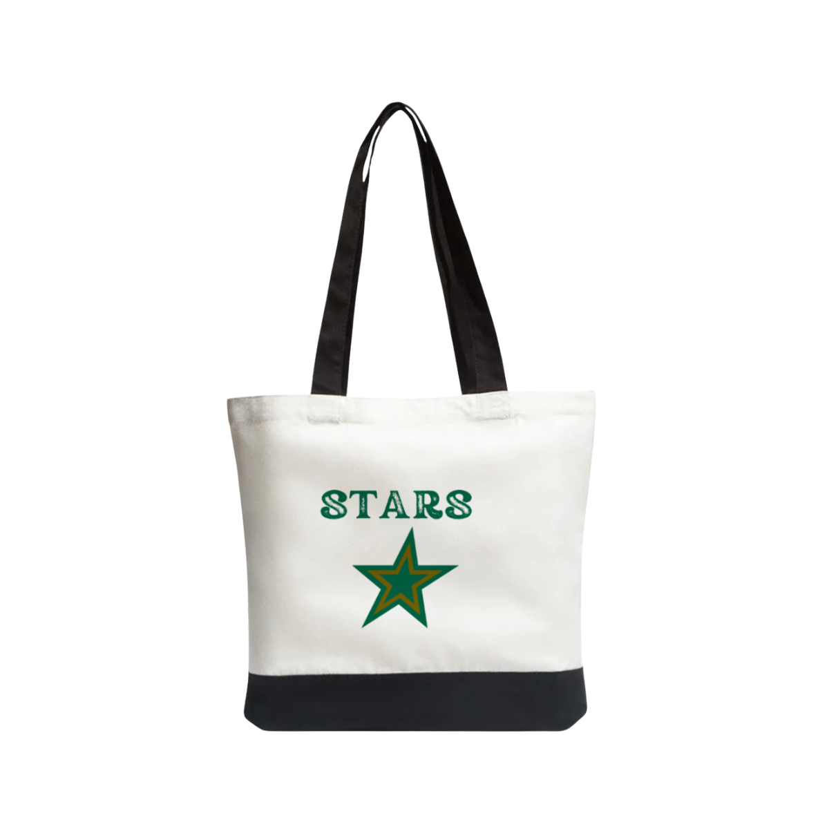 DALLAS STARS (green) TOTE BAG- 1 count- front/back design