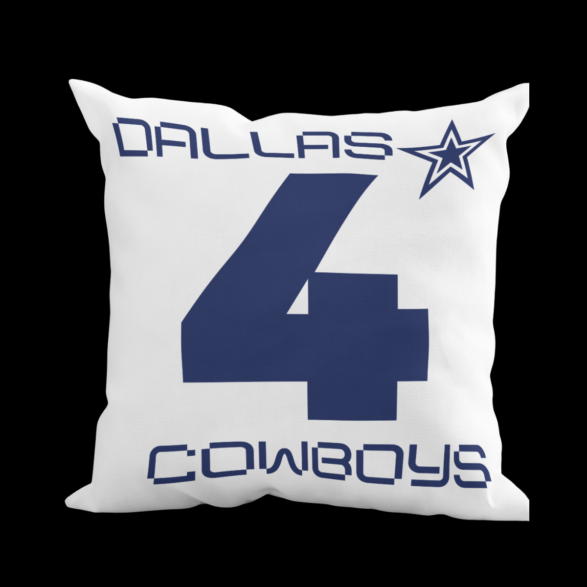 DALLAS COWBOYS #4 STAR PILLOWS -1 count 