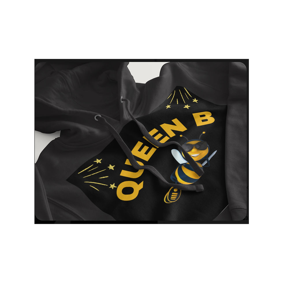 Thumbnail: Queen B Blended Hoodie (black) 