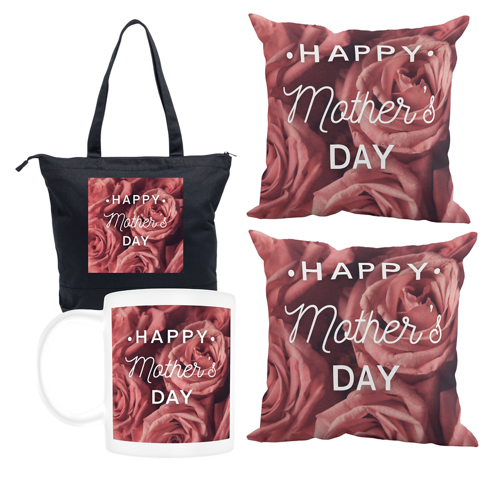 Thumbnail: Happy Mother’s Day Set (2 pillows, 1 mug, & 1 Tote Bag) #2