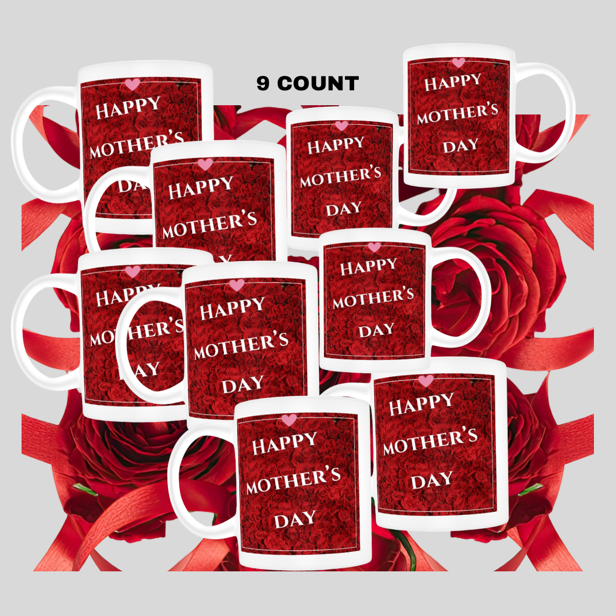 9 Count Happy Mother’s Day Mugs#6
