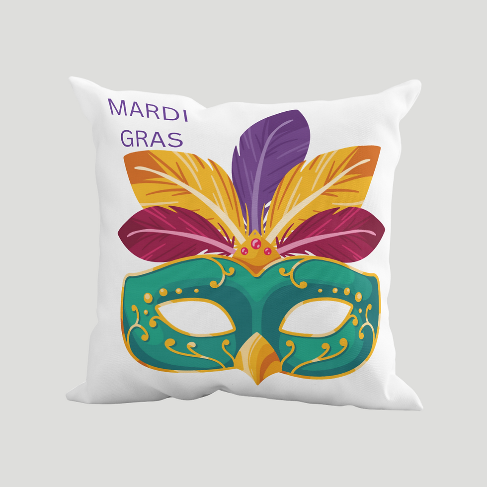 Thumbnail: Mardi Gras pillows 1 count