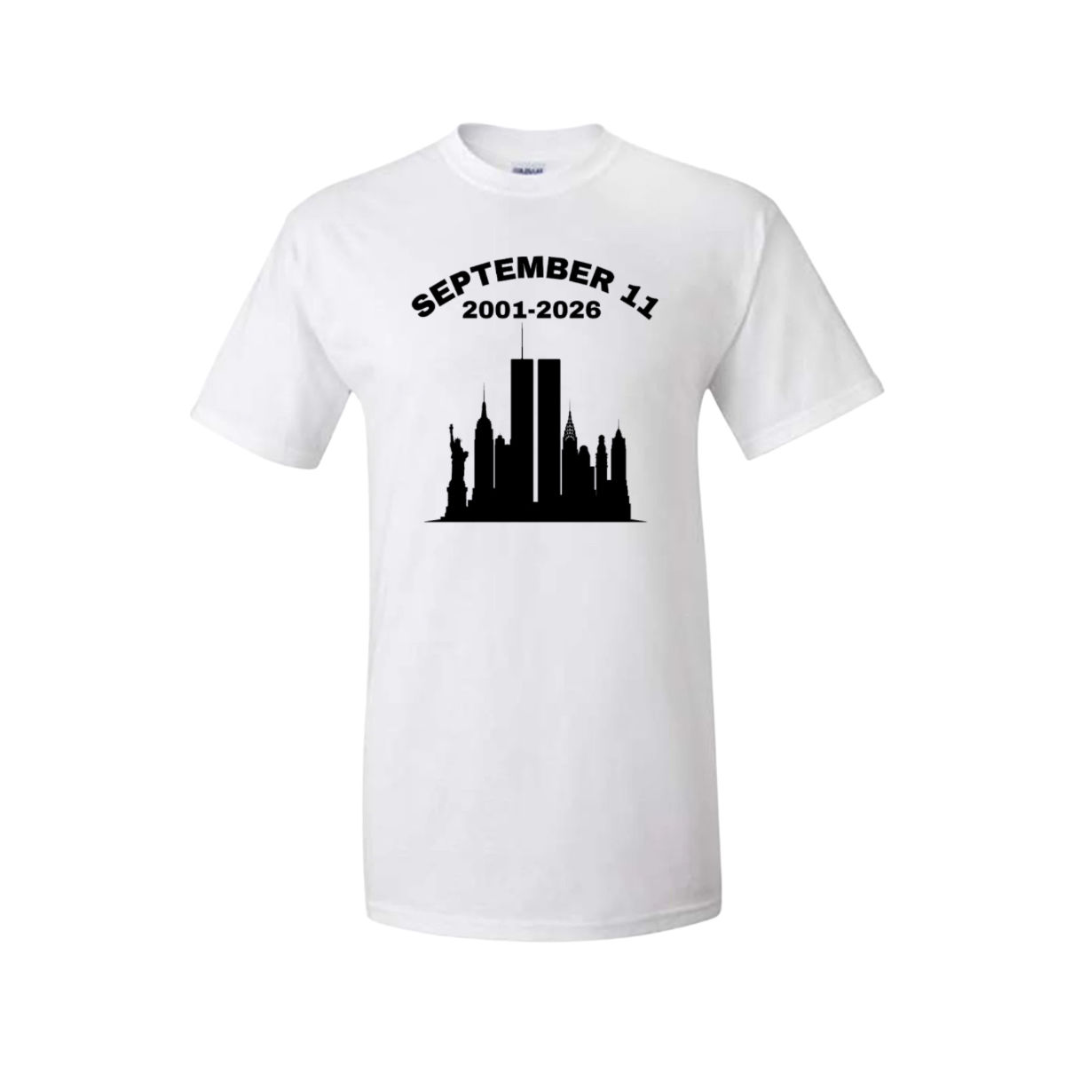 September 11 Unisex T-shirt: (white)