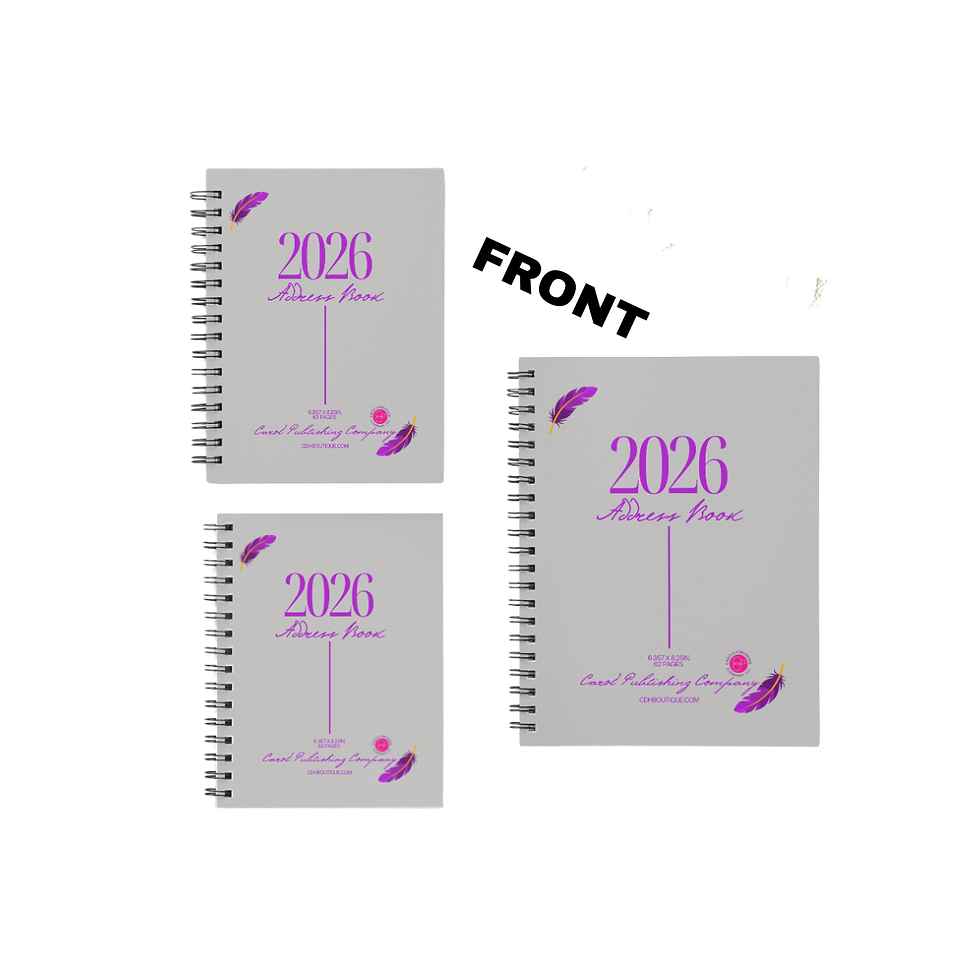 Thumbnail: Basic Giant Purple Address Book (wire bound notebook with a hardcover)#3