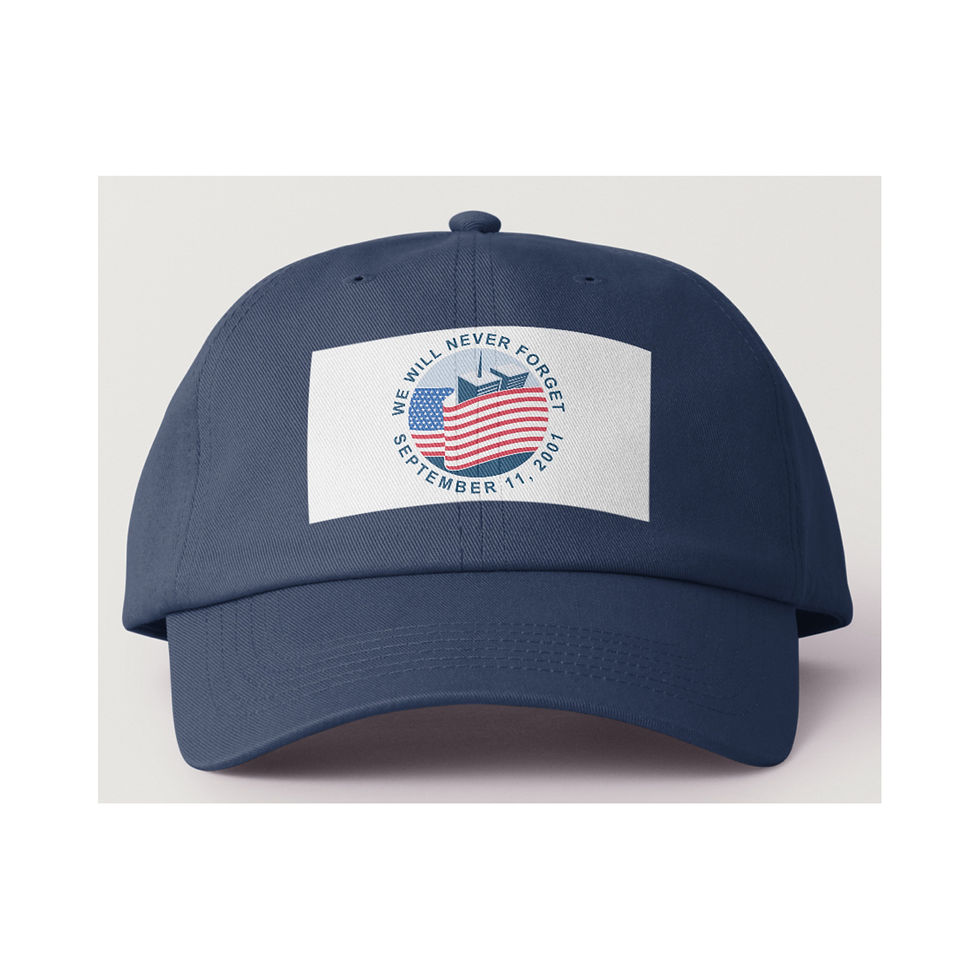 Thumbnail: September 11 (we will never forget) Caps (navy)