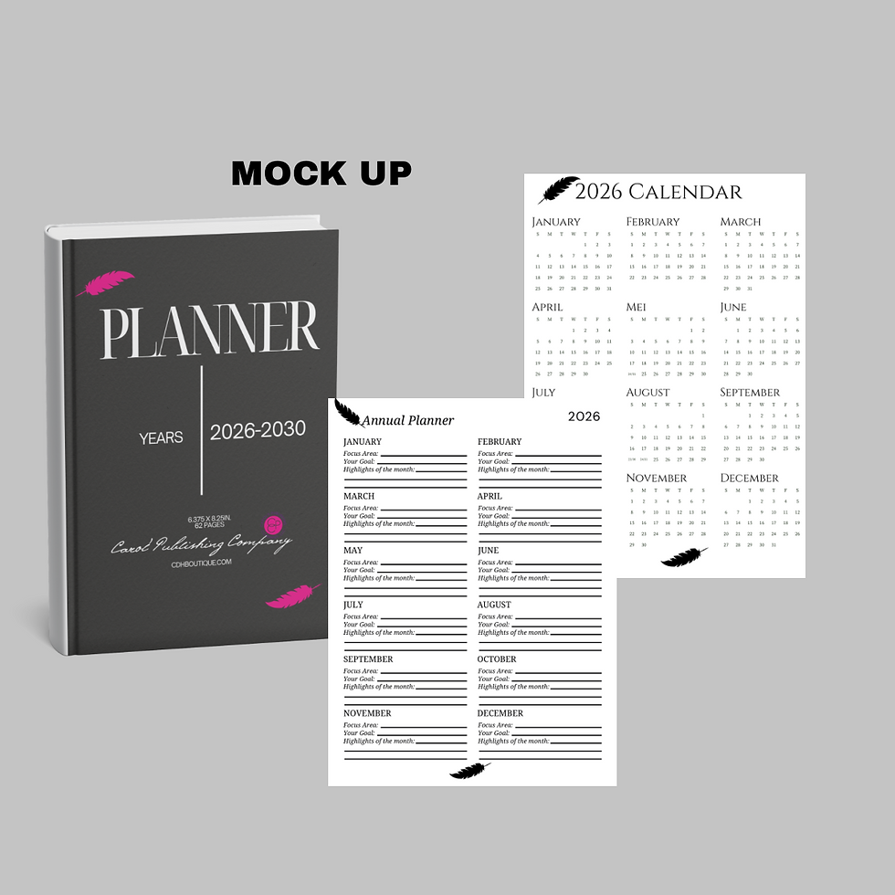 Thumbnail: 2026-2030 Planner Book (wire bound notebook with a hardcover)#1