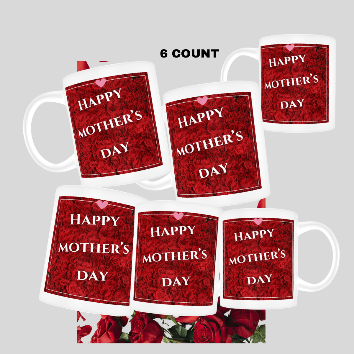 6 Count Happy Mother’s Day Mugs#4 