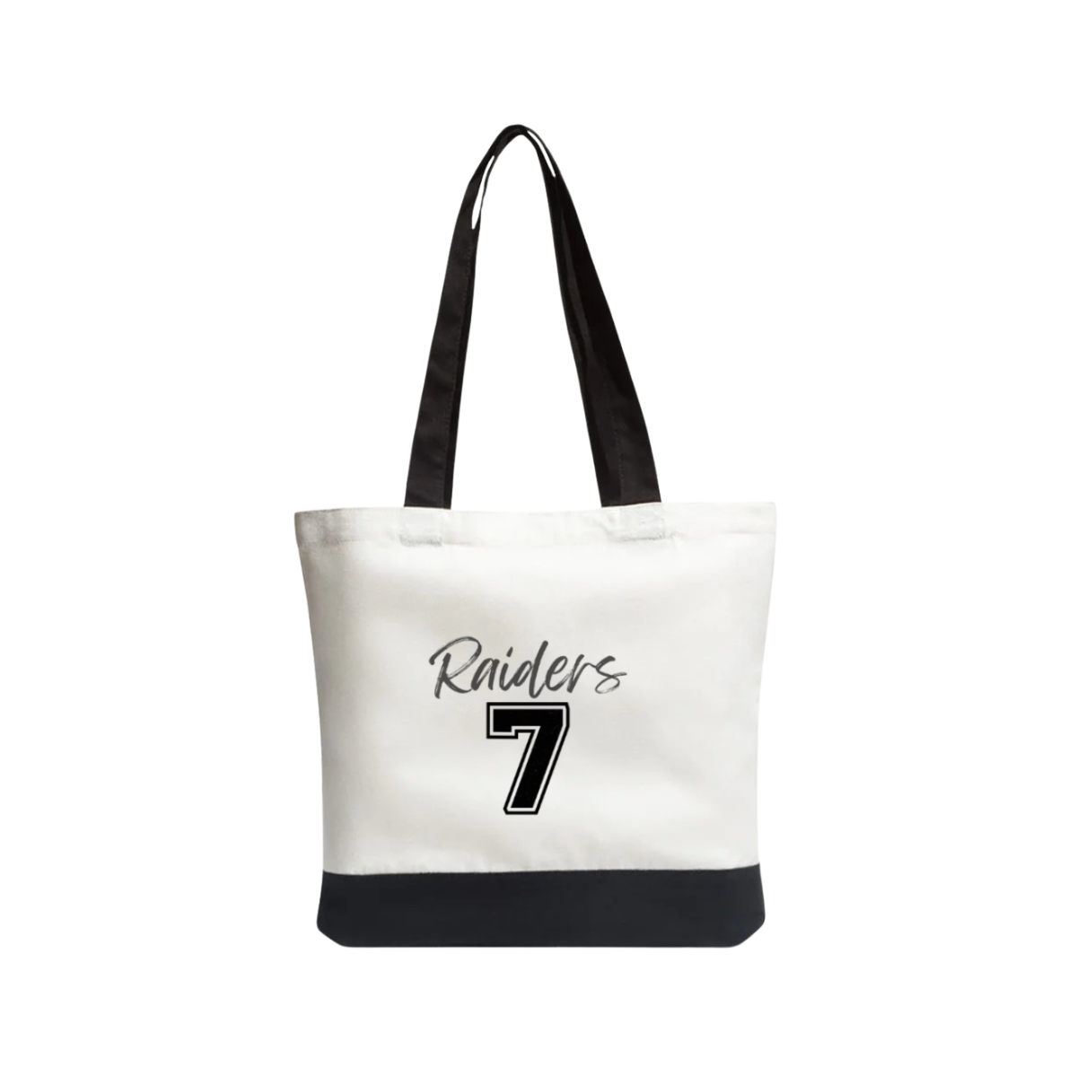 Raiders #7 Tote Bag 1-count-front/back design